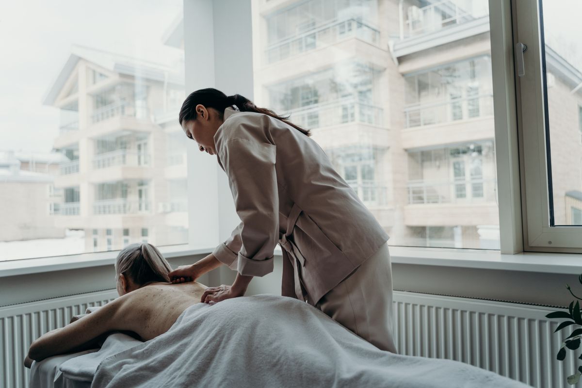 Professional massage treatment